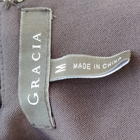 Gracia peplum dress grey, Medium NWT - Picture 7 of 8